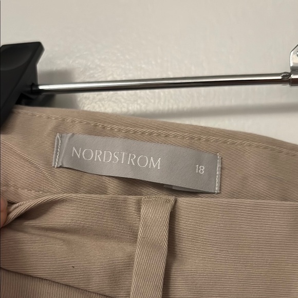Nordstrom Tan Flat Front Chino Shorts - Picture 2 of 4